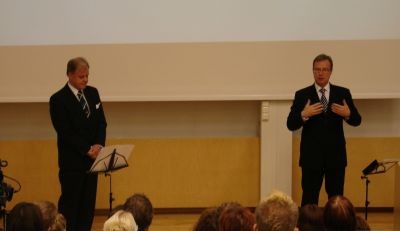 Jokinen ja Luukkainen puhe